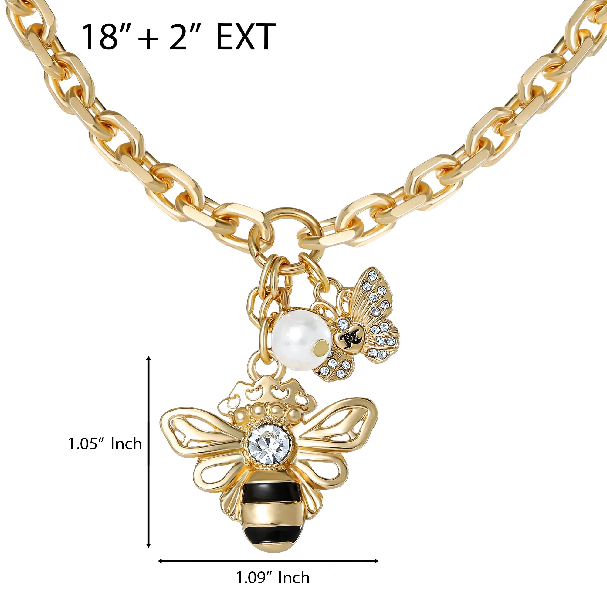 Charm Cluster Bee Necklace sold by Juicy Couture product image thumbnail 4