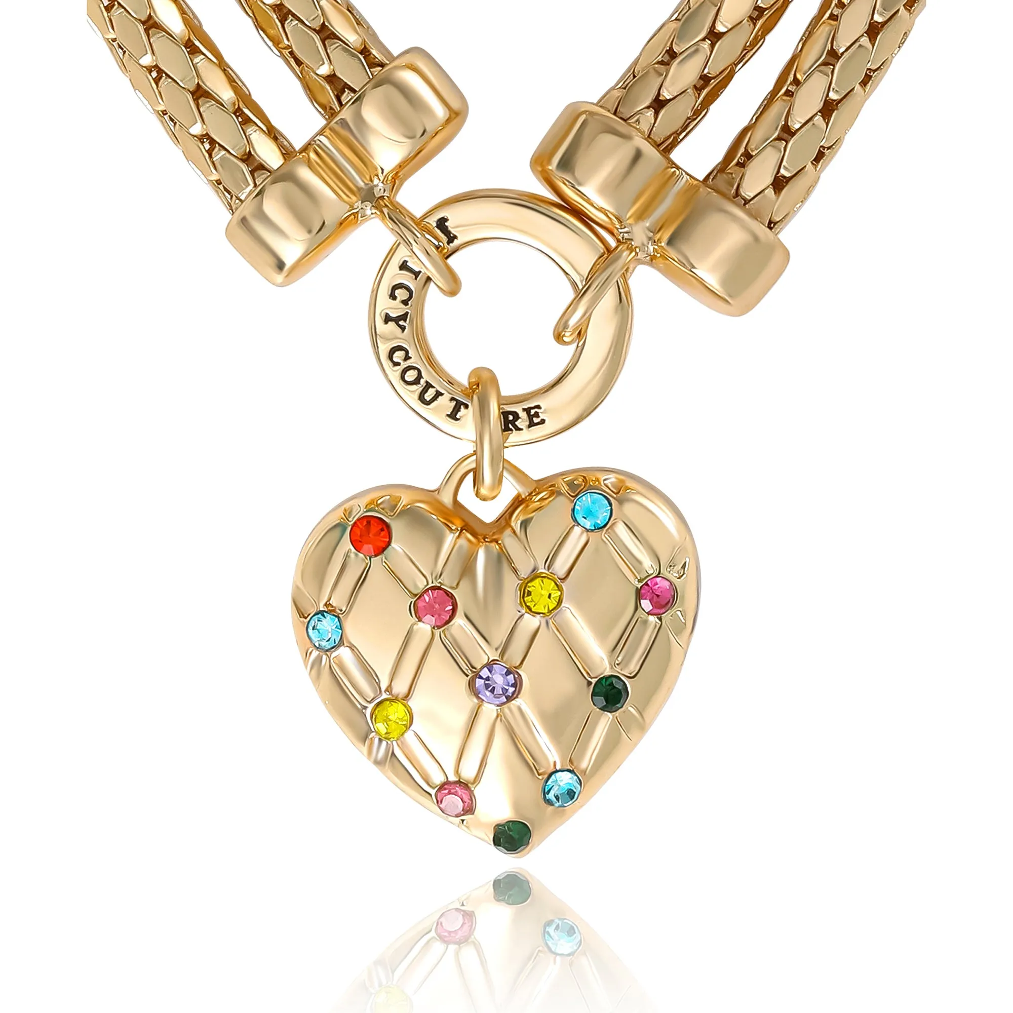 Double Chain Heart Padlock Bracelet sold by Juicy Couture product image thumbnail 4