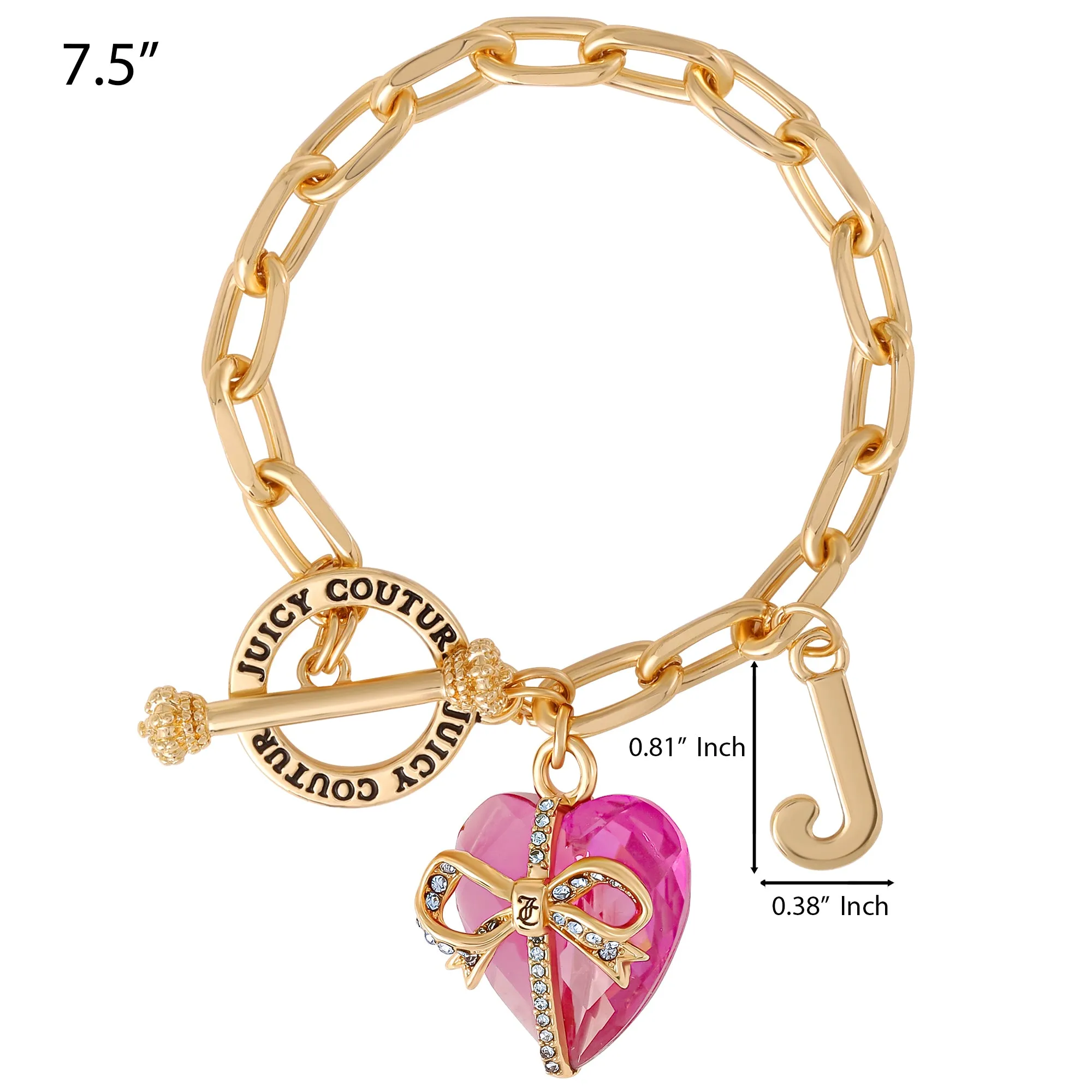 Heart Stone & J Charm Bracelet sold by Juicy Couture product image thumbnail 4