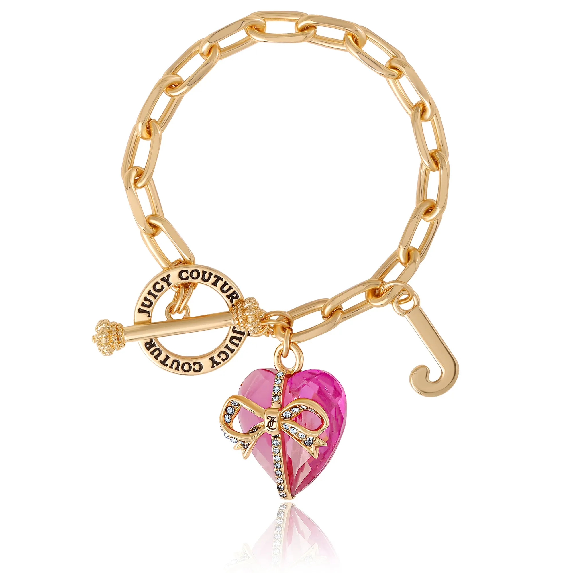 Heart Stone & J Charm Bracelet sold by Juicy Couture