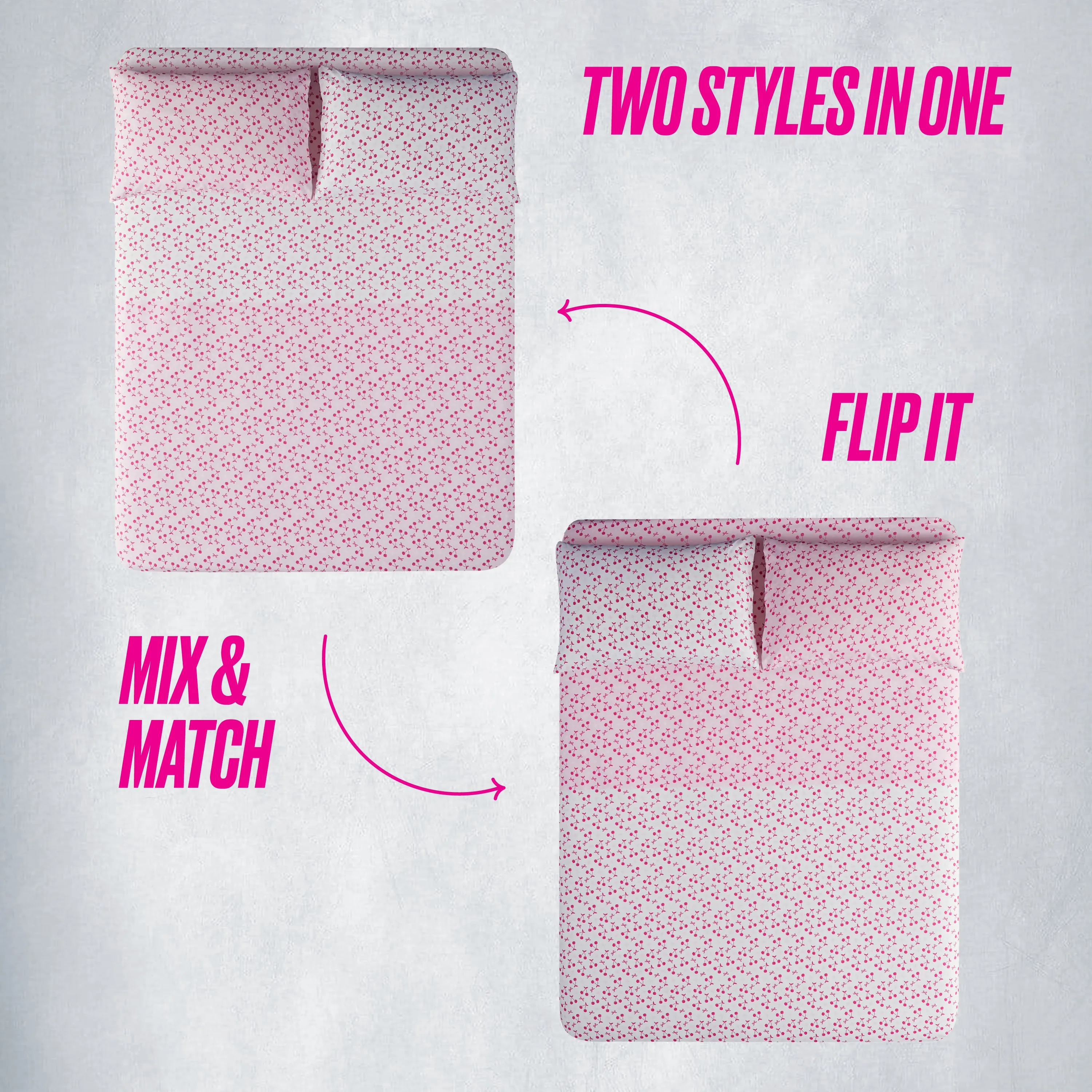 Cherry Reversible Bed in a Bag Bedding Set sold by Juicy Couture product image thumbnail 4