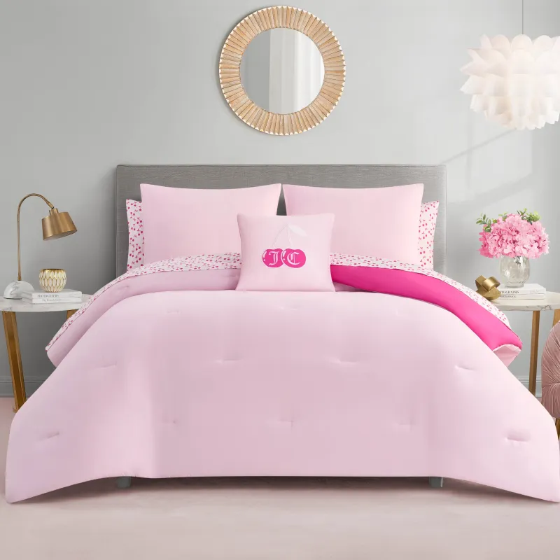 Cherry Reversible Bed in a Bag Bedding Set made by Juicy Couture
