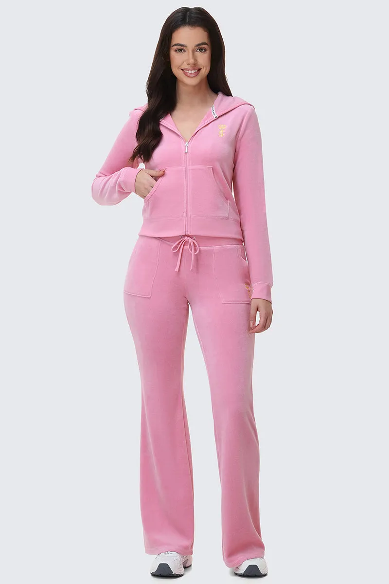 Heritage Cotton Velour Track Pants sold by Juicy Couture product image thumbnail 5