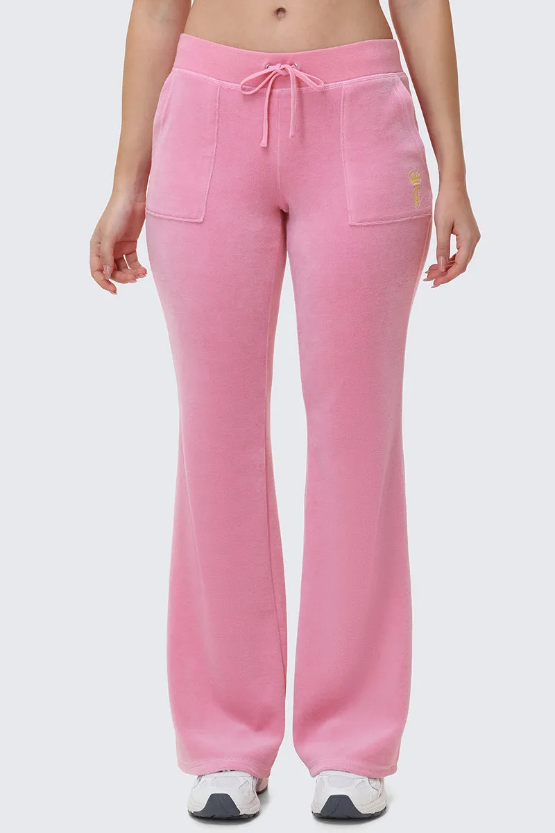 Heritage Cotton Velour Track Pants sold by Juicy Couture product image thumbnail 2