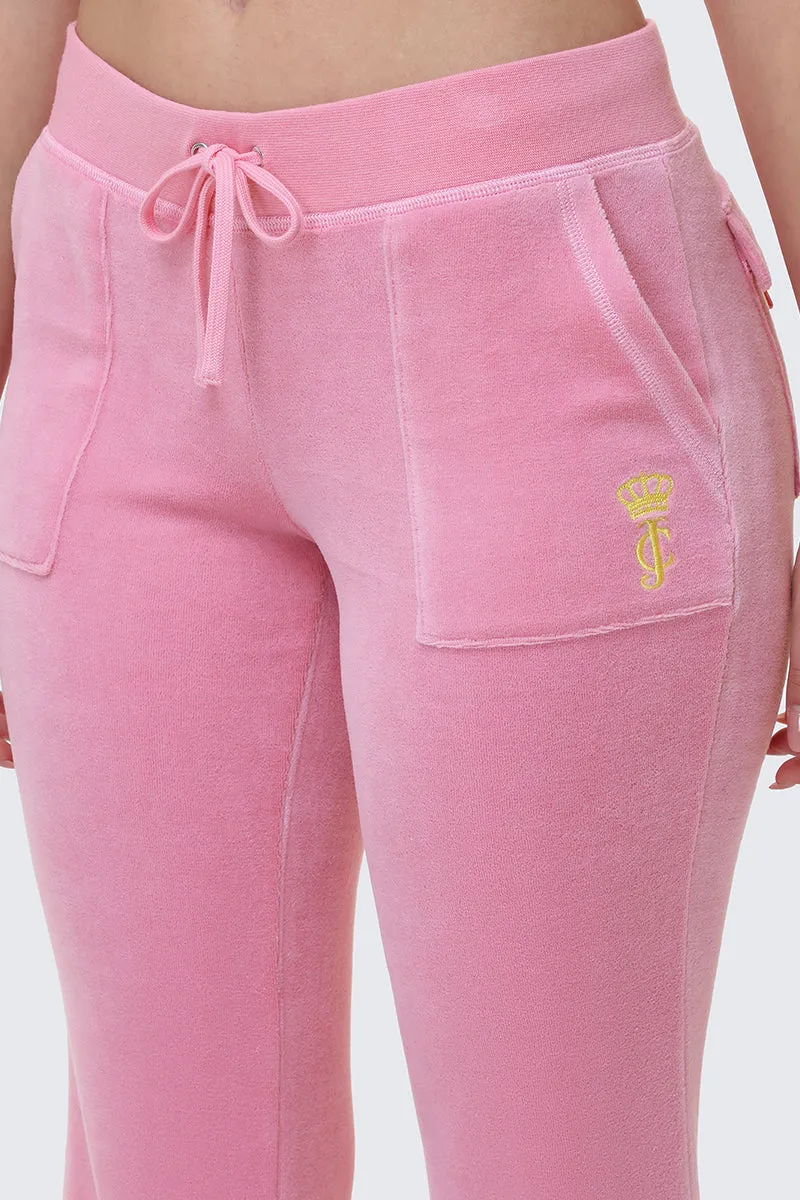 Heritage Cotton Velour Track Pants sold by Juicy Couture product image thumbnail 3