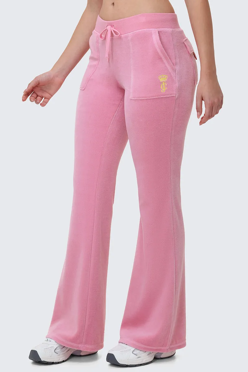 Heritage Cotton Velour Track Pants sold by Juicy Couture product image thumbnail 4