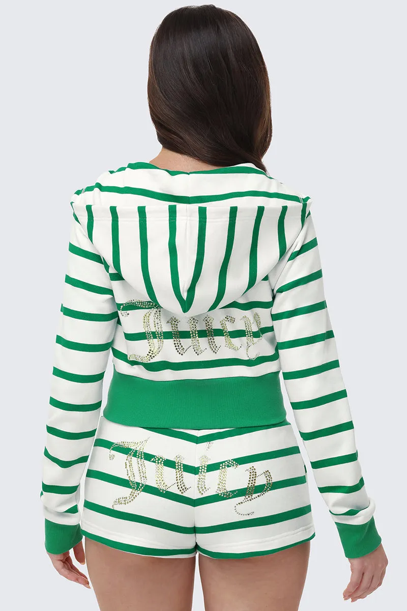 Stripe Bling Terry Hoodie sold by Juicy Couture product image thumbnail 2