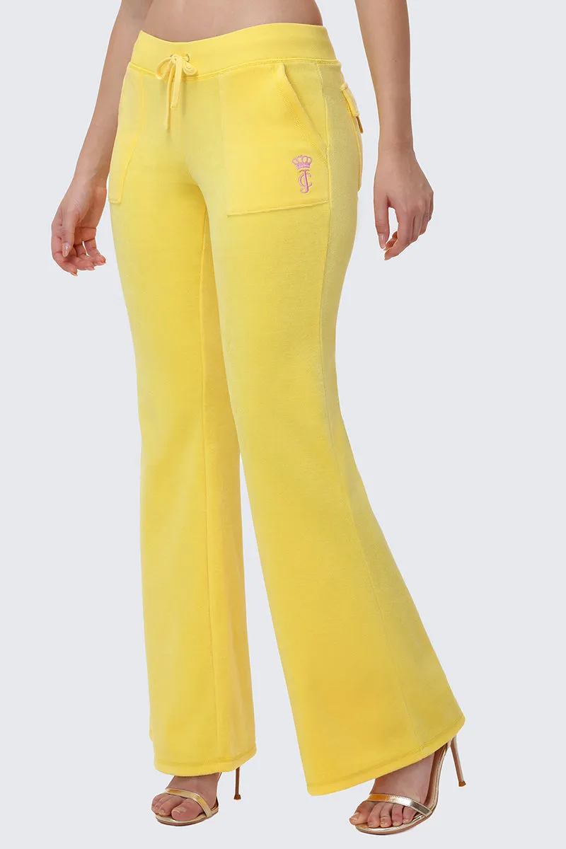 Heritage Cotton Velour Track Pants sold by Juicy Couture product image thumbnail 4