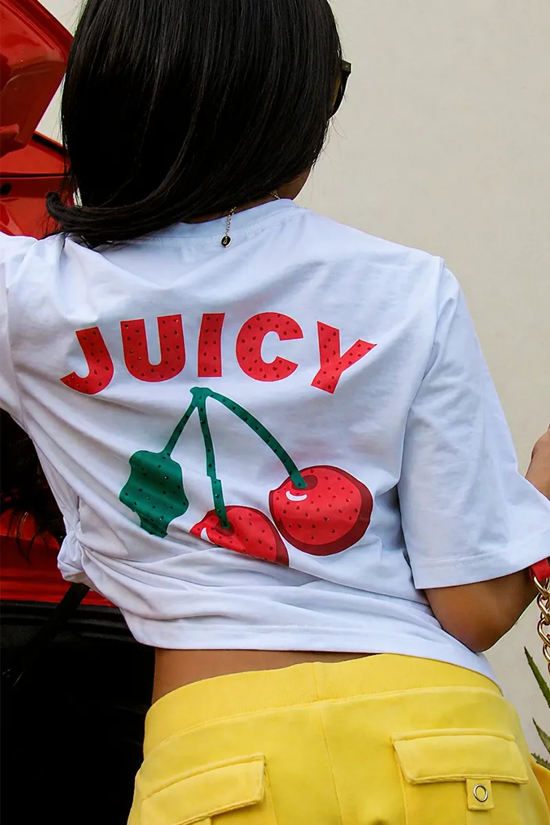 Cherry Bling Graphic Tee sold by Juicy Couture