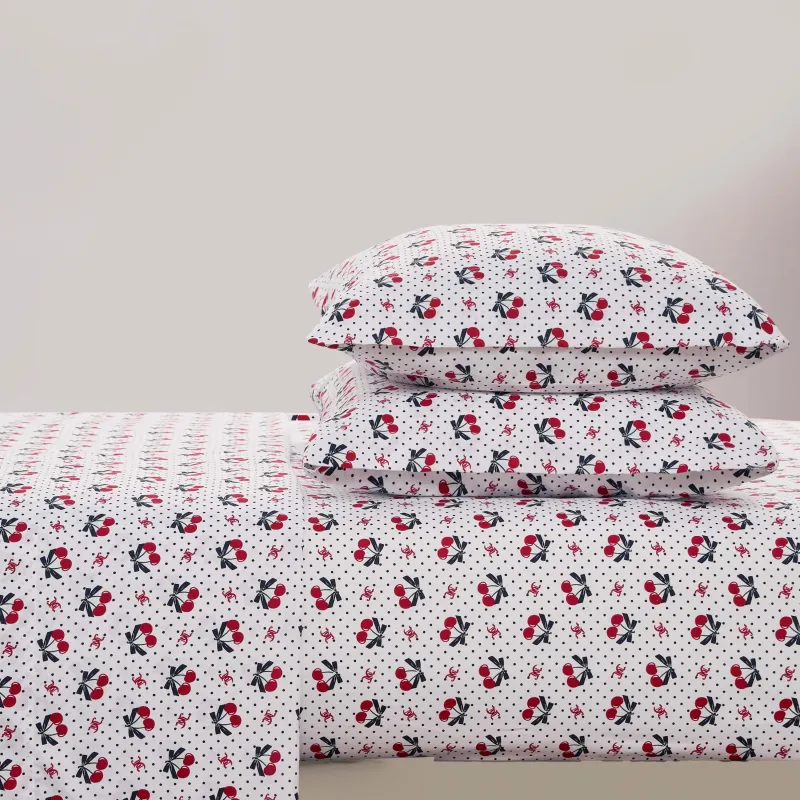 Printed Microfiber Sheet Set made by Juicy Couture
