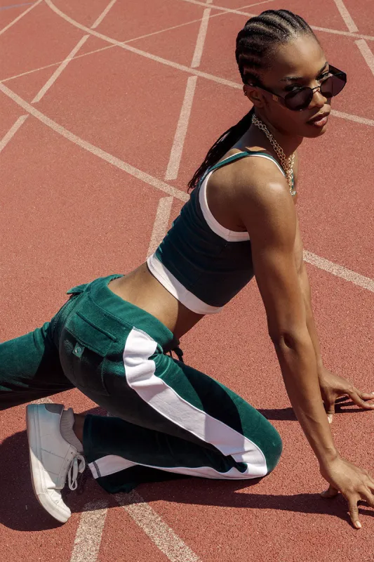 Cotton Velour Track Pants made by Juicy Couture