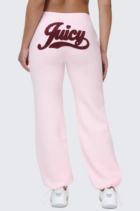 Embroidered Knit Bubble Leg Pants made by Juicy Couture