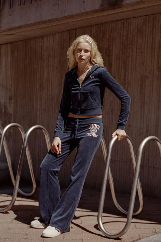 Scottie Cotton Velour Track Pants made by Juicy Couture
