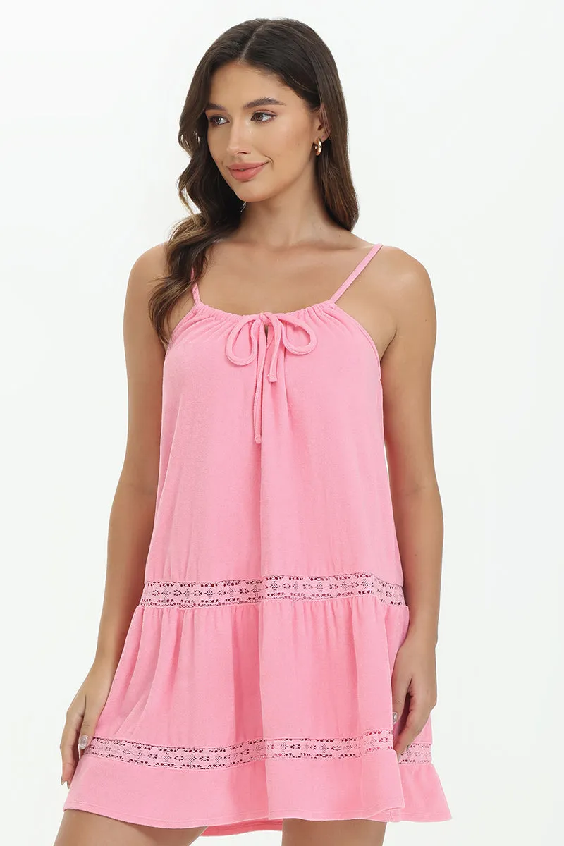 Towel Terry Lace Trim Tiered Dress sold by Juicy Couture product image thumbnail 4