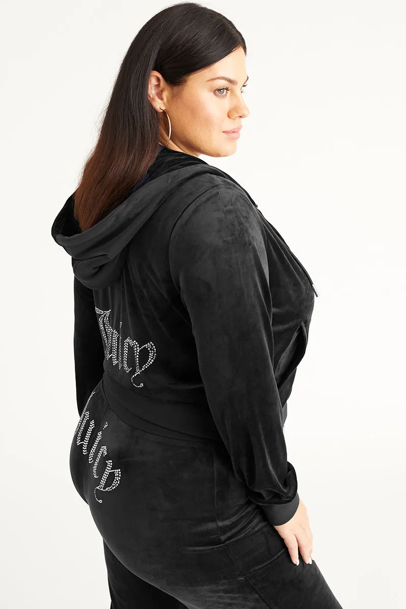 Plus-Size OG Big Bling Velour Hoodie sold by Juicy Couture product image thumbnail 3