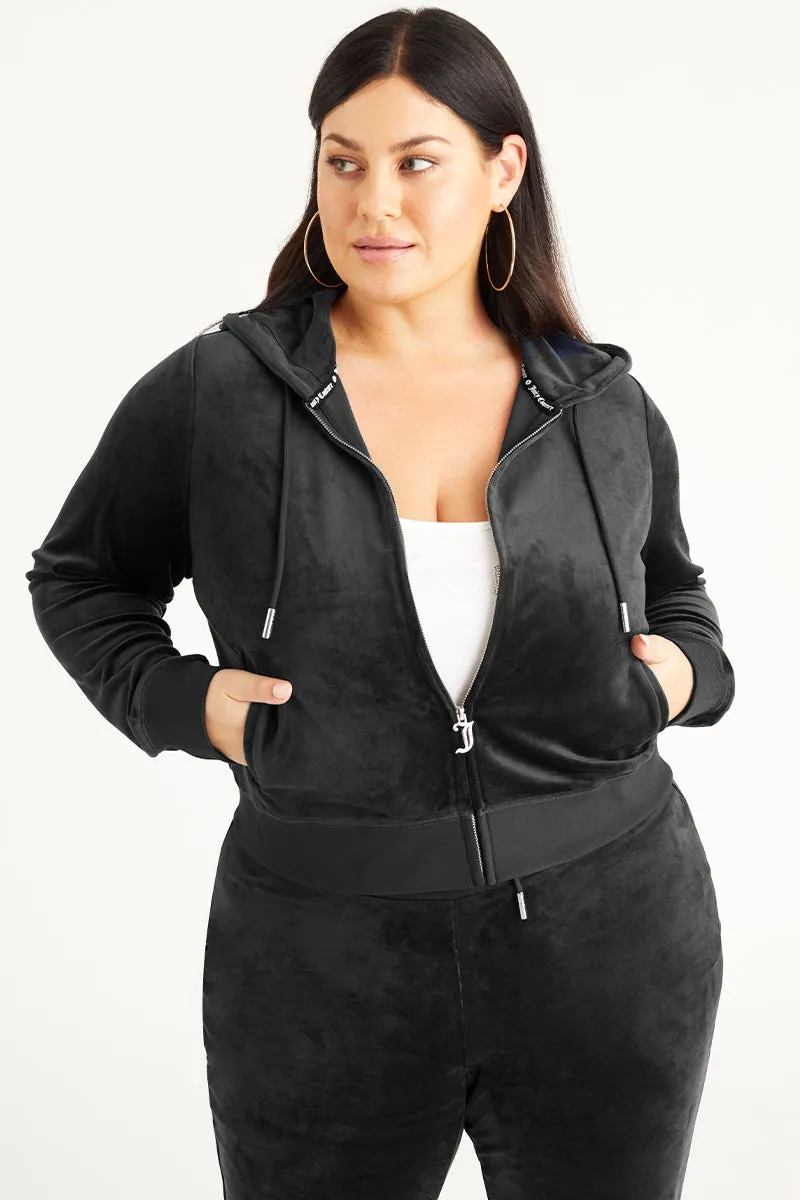 Plus-Size OG Big Bling Velour Hoodie sold by Juicy Couture product image thumbnail 2