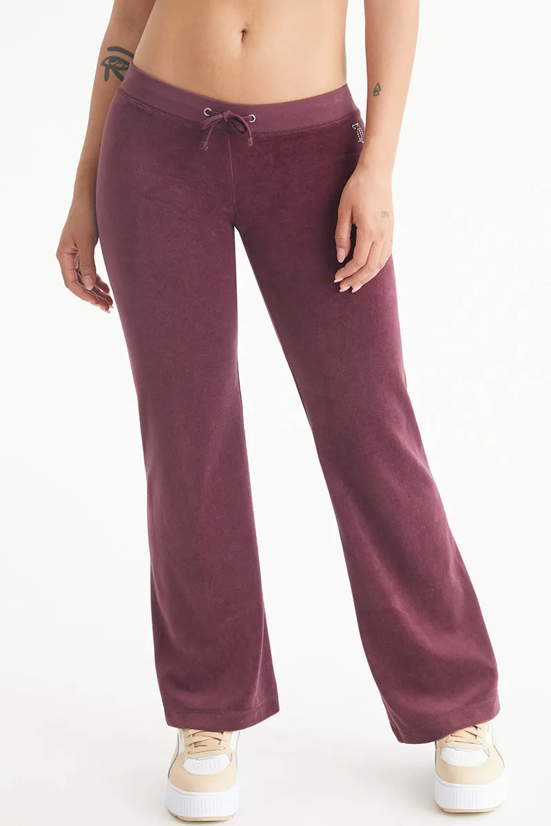 Malibu Small Bling Cotton Velour Track Pants sold by Juicy Couture