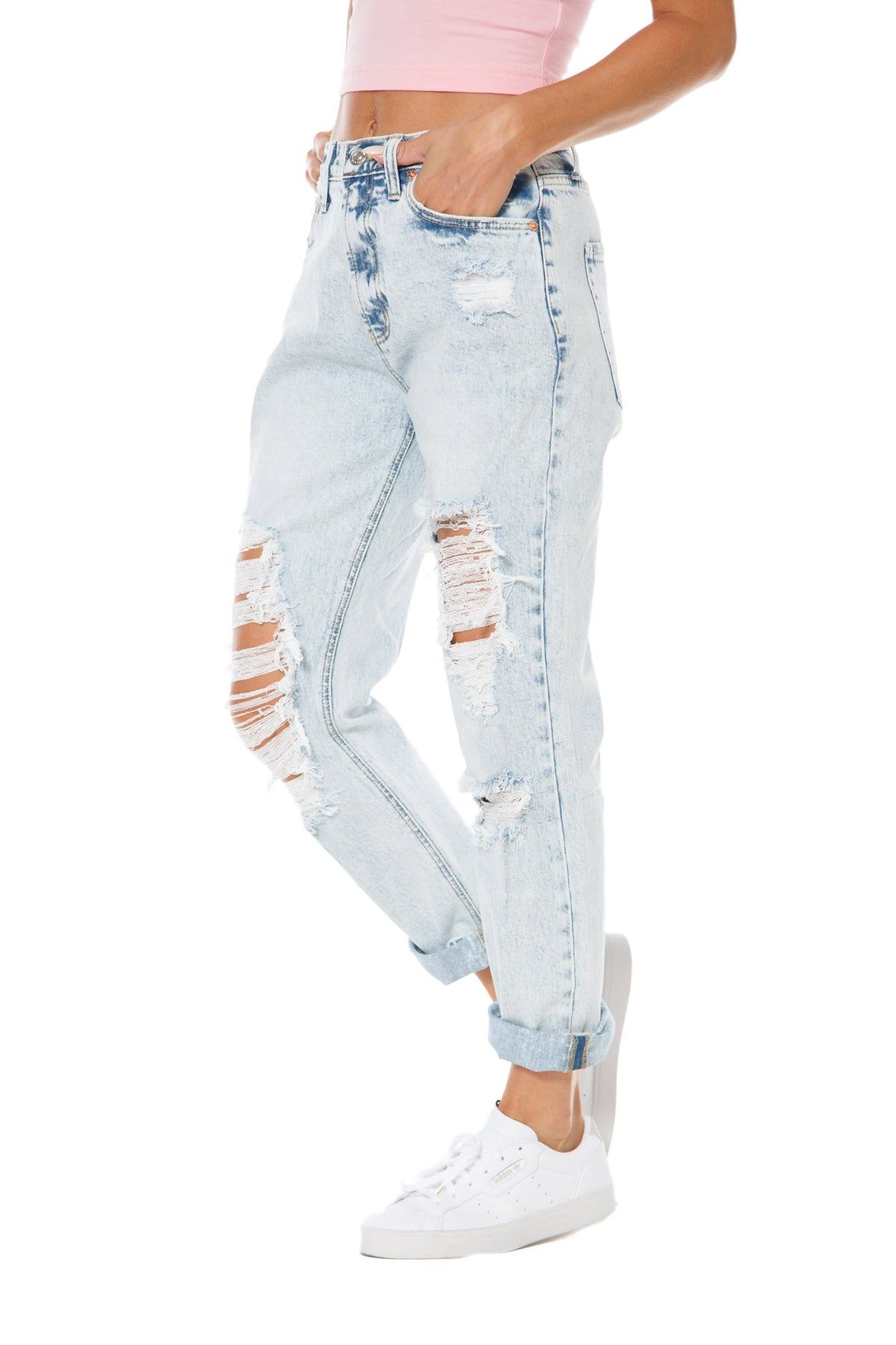 Destroyed Boyfriend Jeans sold by Juicy Couture product image thumbnail 4