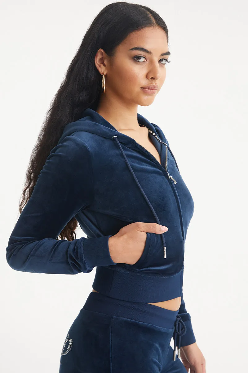 Scorpio Customizable Big Bling Velour Hoodie sold by Juicy Couture product image thumbnail 4