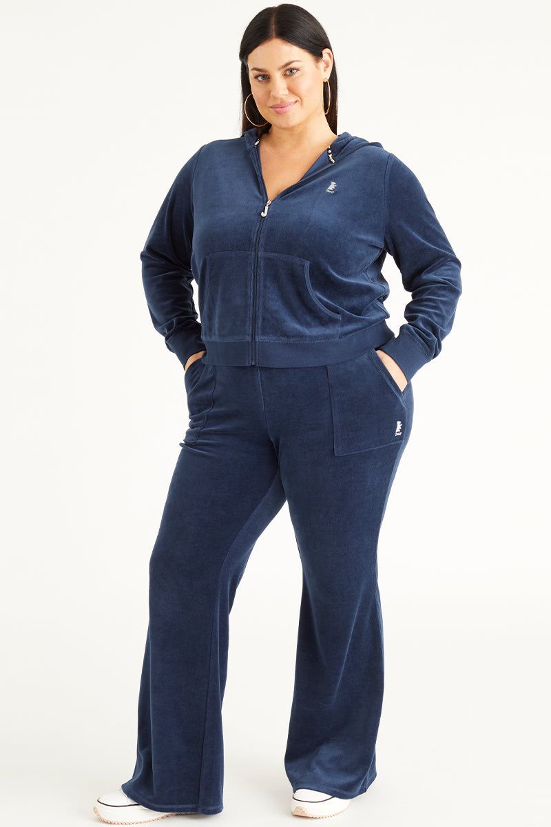 Plus-Size Classic Cotton Velour Hoodie with Back Graphic sold by Juicy Couture product image thumbnail 7