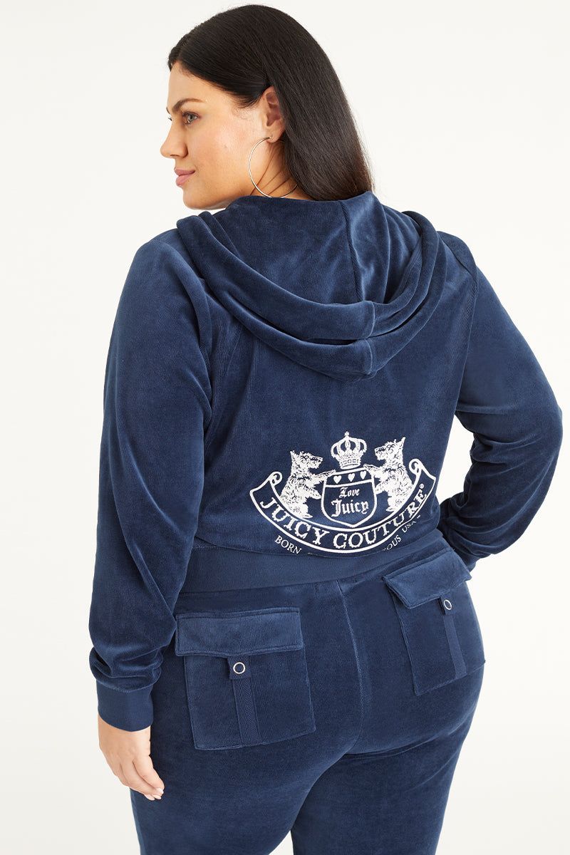 Plus-Size Scottie Cotton Velour Hoodie sold by Juicy Couture product image thumbnail 2