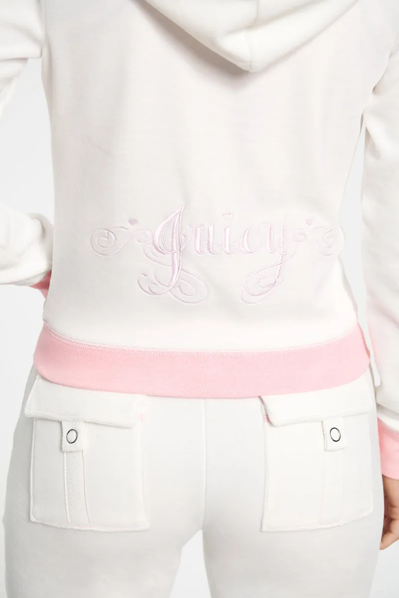 Sweetheart Cotton Velour Hoodie sold by Juicy Couture product image thumbnail 4