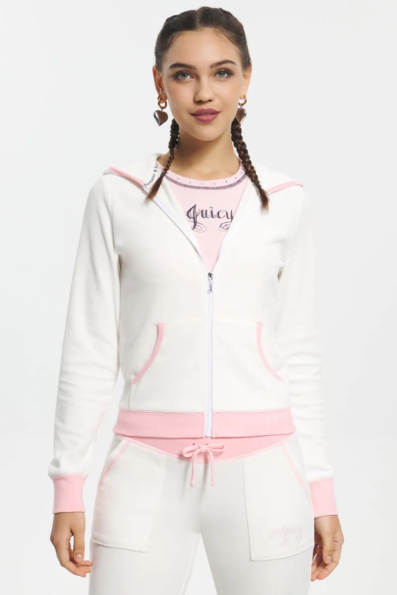 Sweetheart Cotton Velour Hoodie sold by Juicy Couture product image thumbnail 2