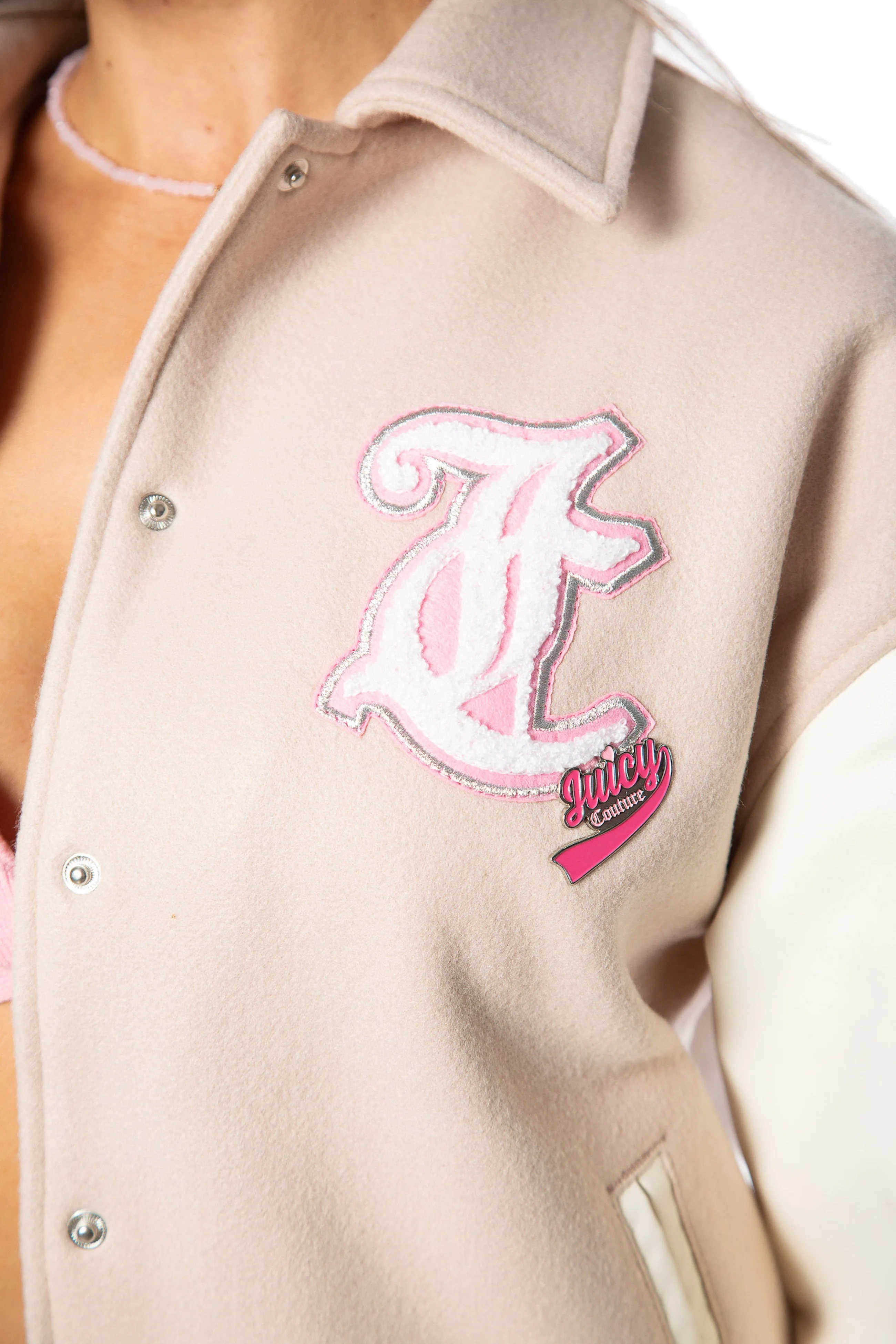 Convertible Collar Varsity Jacket sold by Juicy Couture product image thumbnail 4