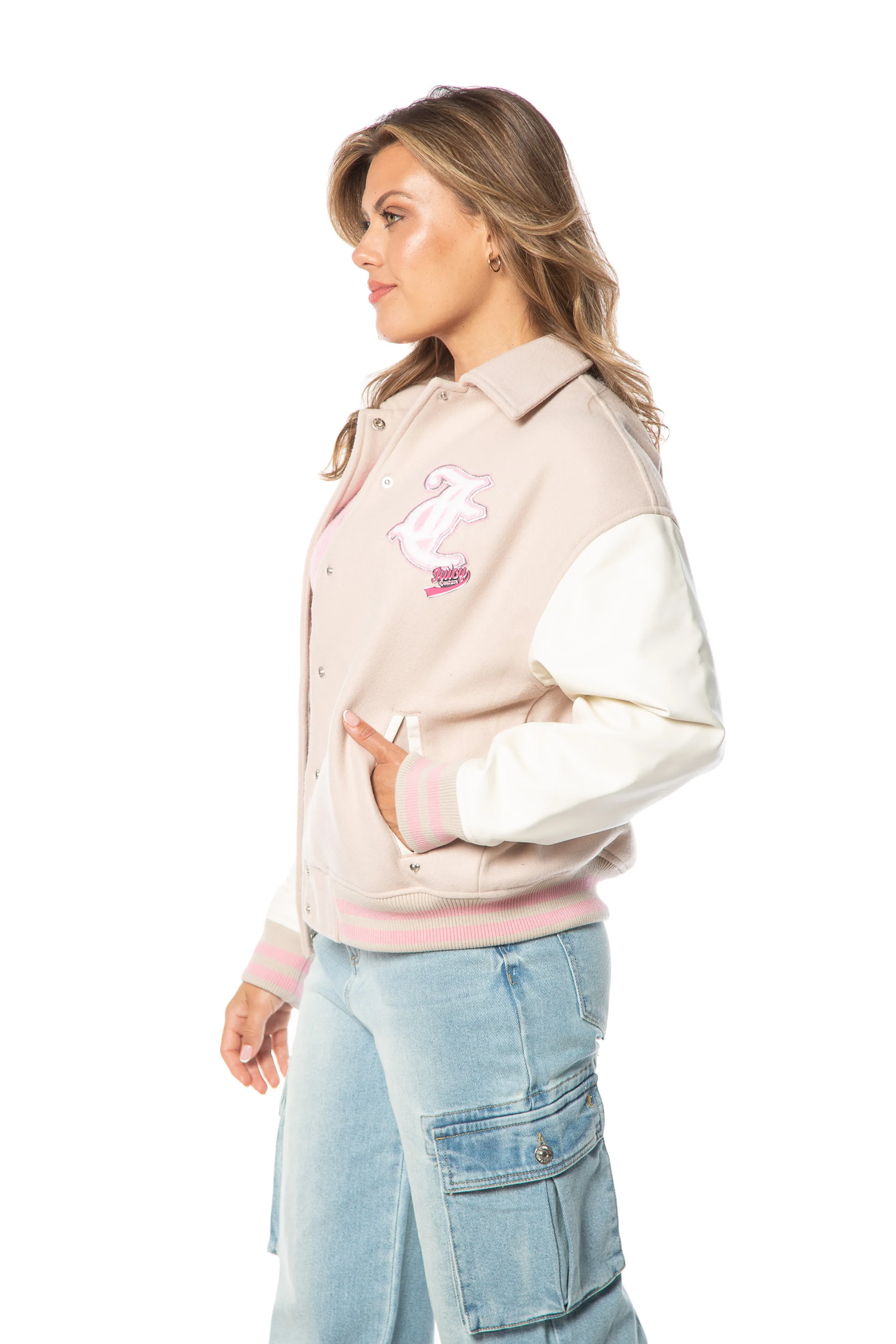 Convertible Collar Varsity Jacket sold by Juicy Couture product image thumbnail 2