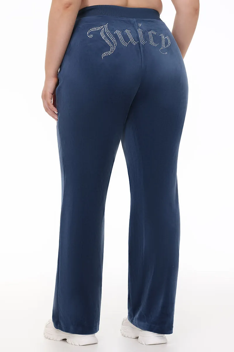 Plus-Size OG Big Bling Velour Track Pants sold by Juicy Couture