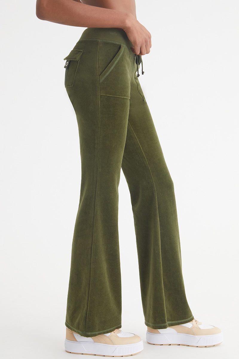 Hollywood Snap Pocket Cotton Velour Track Pants sold by Juicy Couture product image thumbnail 3