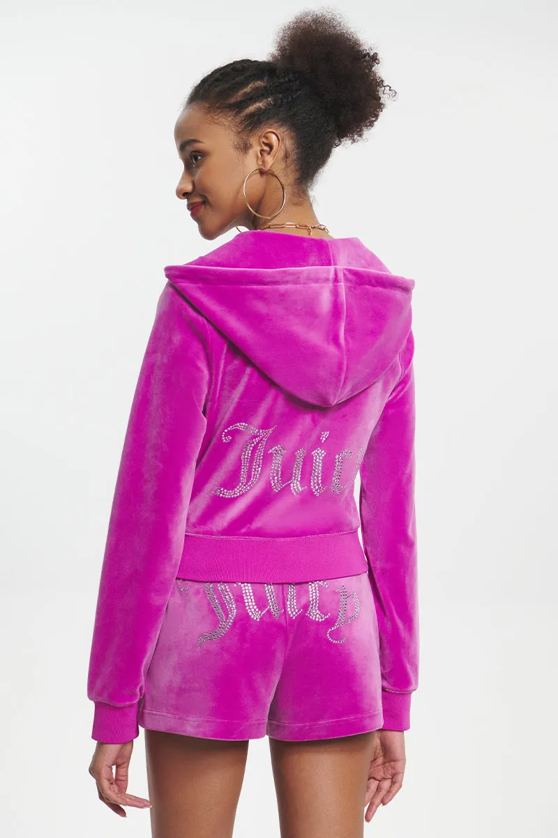 OG Big Bling Velour Hoodie sold by Juicy Couture
