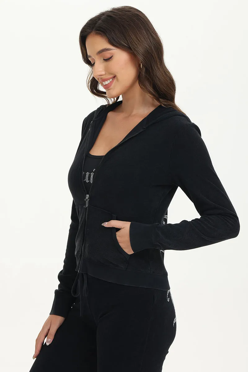Big Bling Towel Terry Zip Hoodie sold by Juicy Couture product image thumbnail 3
