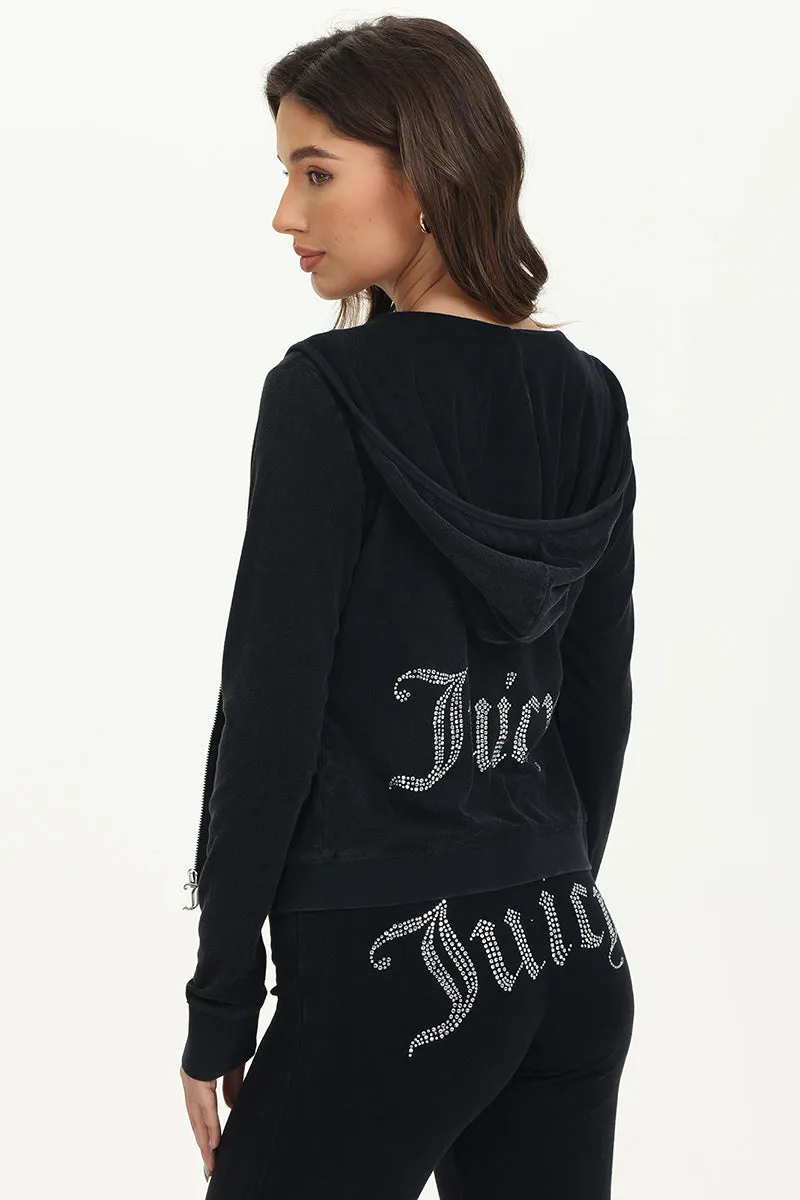 Big Bling Towel Terry Zip Hoodie sold by Juicy Couture