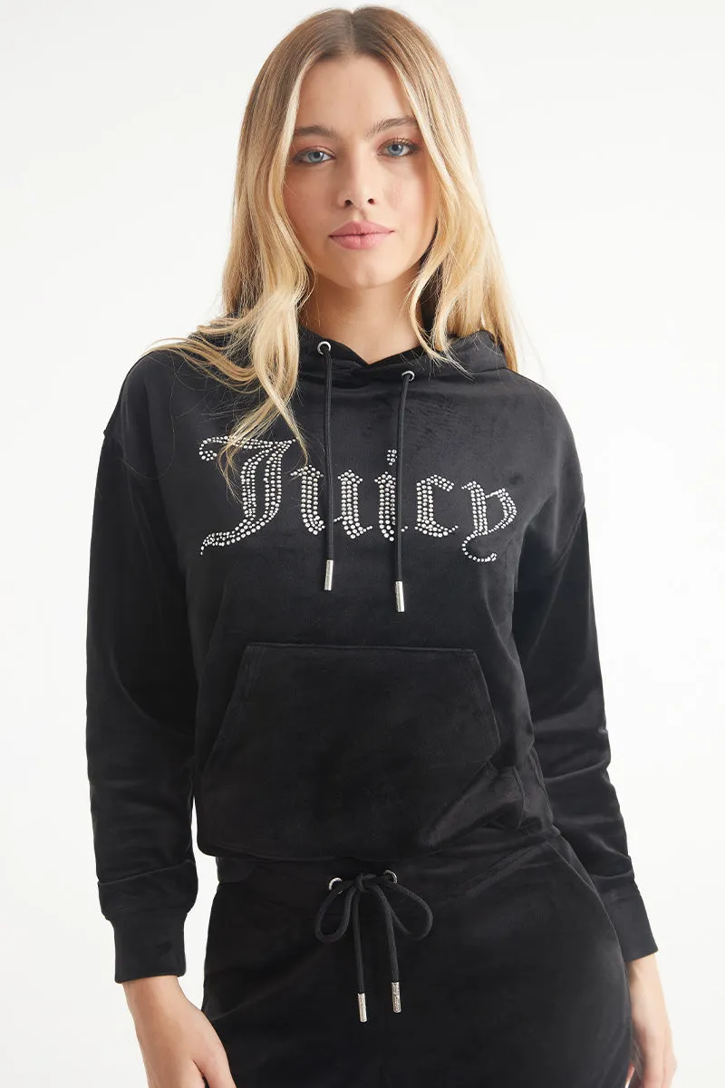 Oversized Big Bling Velour Hoodie sold by Juicy Couture product image thumbnail 4