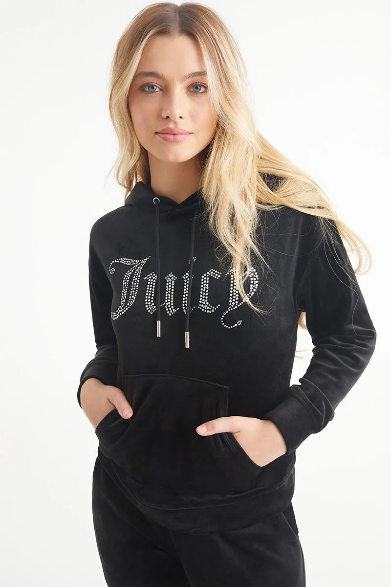 Oversized Big Bling Velour Hoodie sold by Juicy Couture product image thumbnail 3