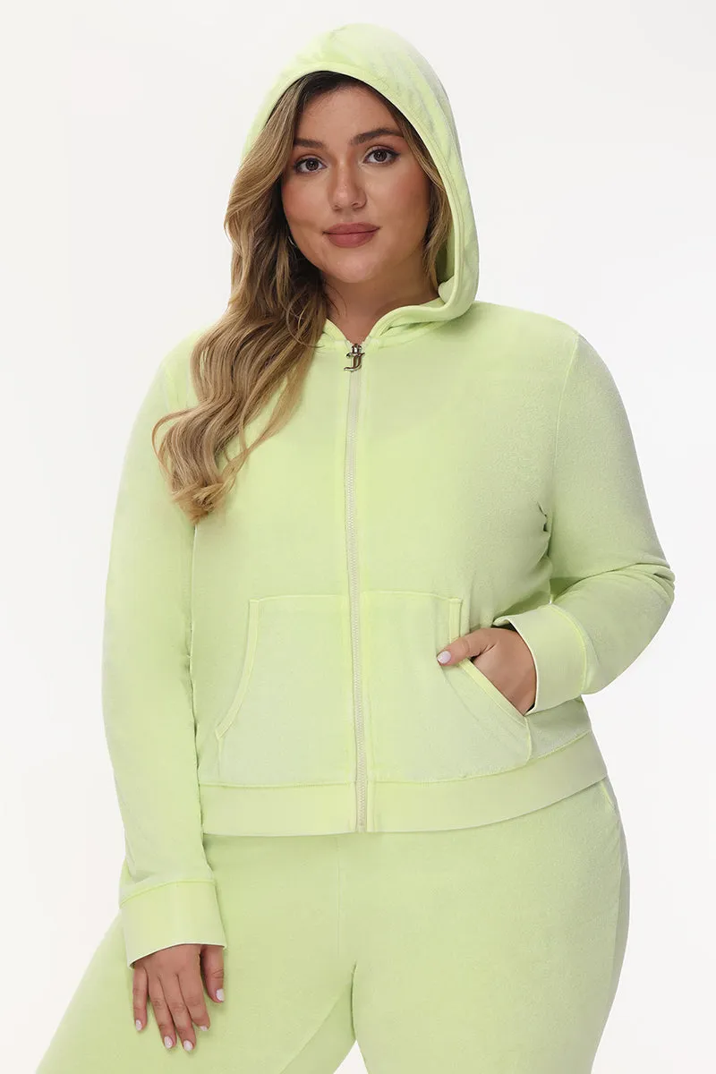 Plus-Size Big Bling Towel Terry Zip Hoodie sold by Juicy Couture product image thumbnail 3