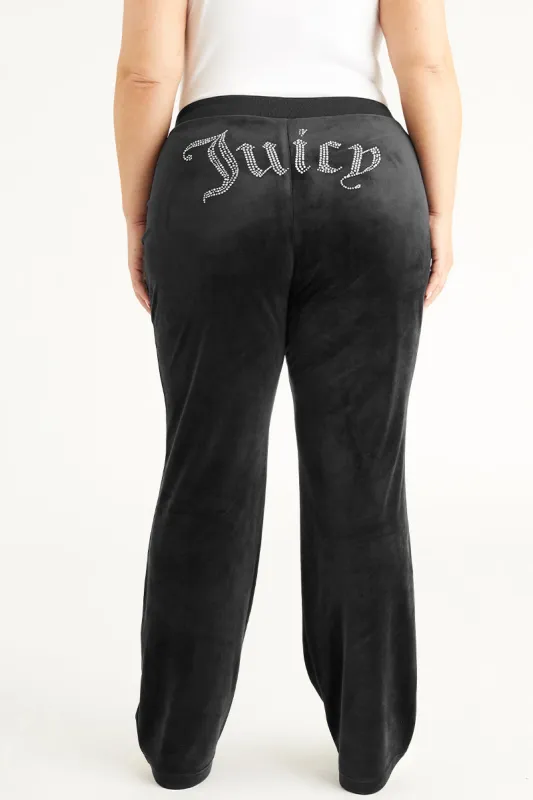 Plus-Size OG Big Bling Velour Track Pants sold by Juicy Couture