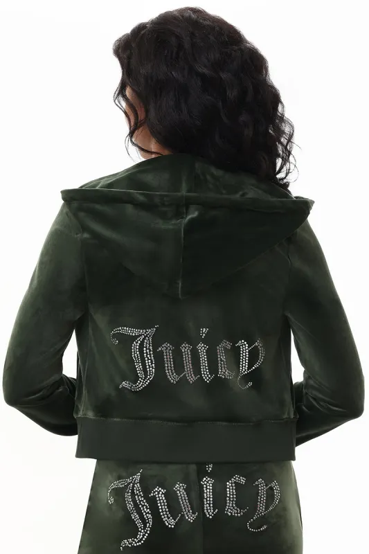 OG Big Bling Velour Hoodie sold by Juicy Couture
