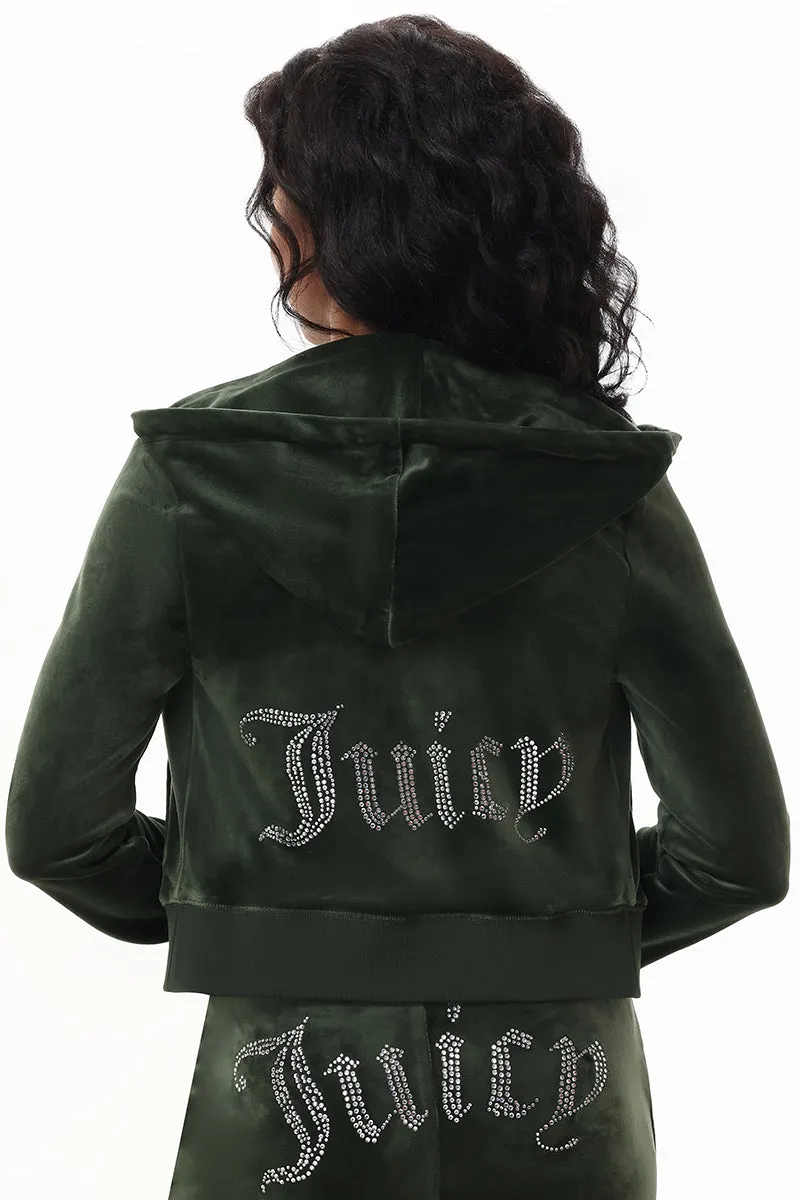 OG Big Bling Velour Hoodie sold by Juicy Couture