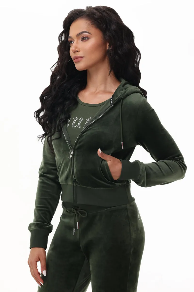 OG Big Bling Velour Hoodie sold by Juicy Couture product image thumbnail 3