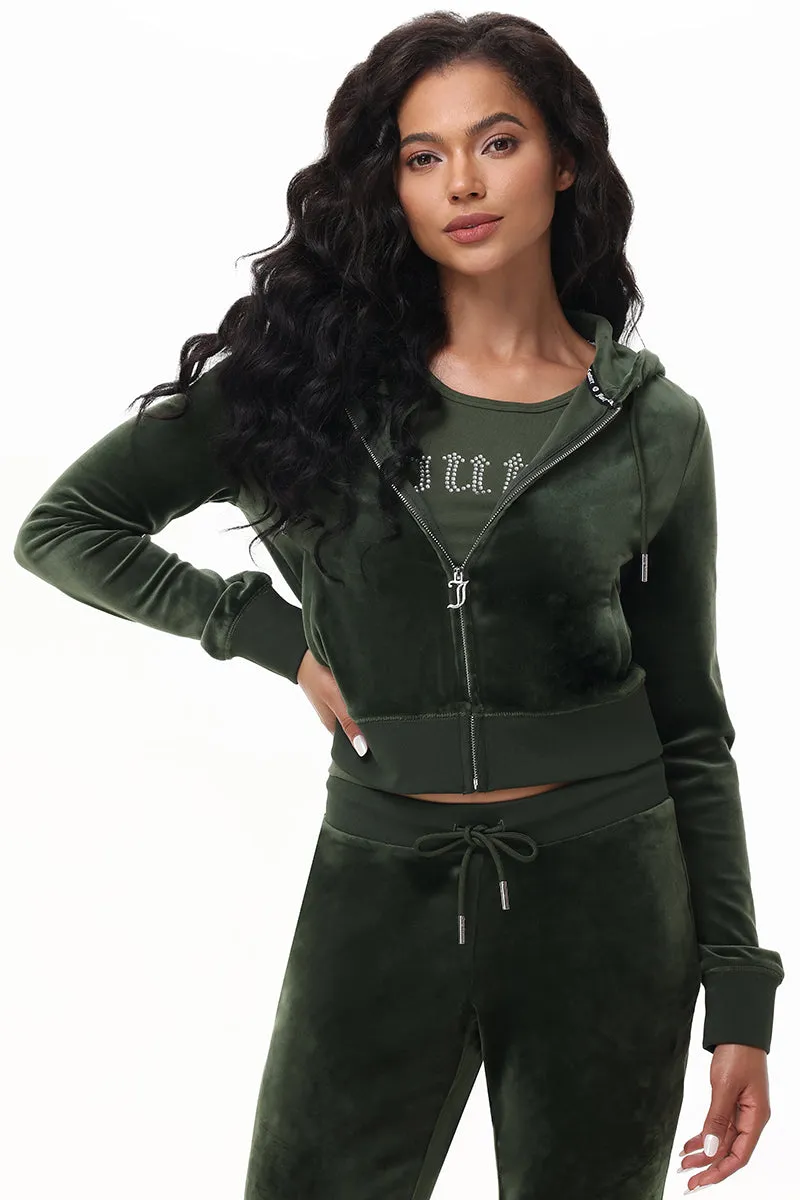 OG Big Bling Velour Hoodie sold by Juicy Couture product image thumbnail 2