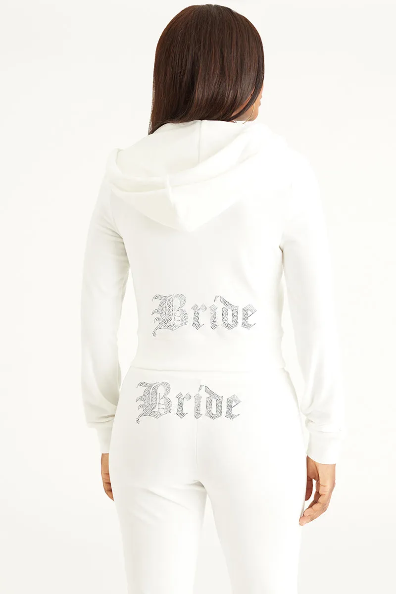 Bride Customizable Big Bling Velour Hoodie sold by Juicy Couture product image thumbnail 3