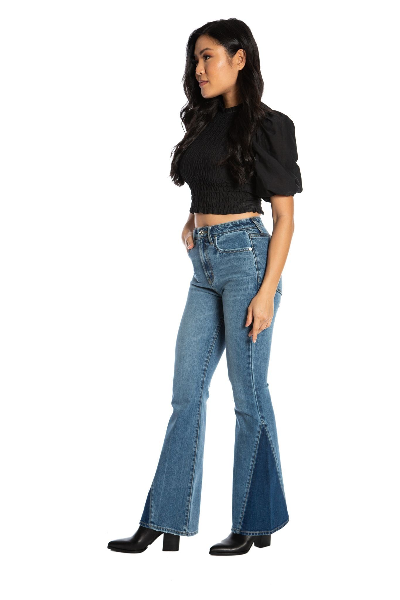 Malibu Flare Jeans with Hem Detail sold by Juicy Couture