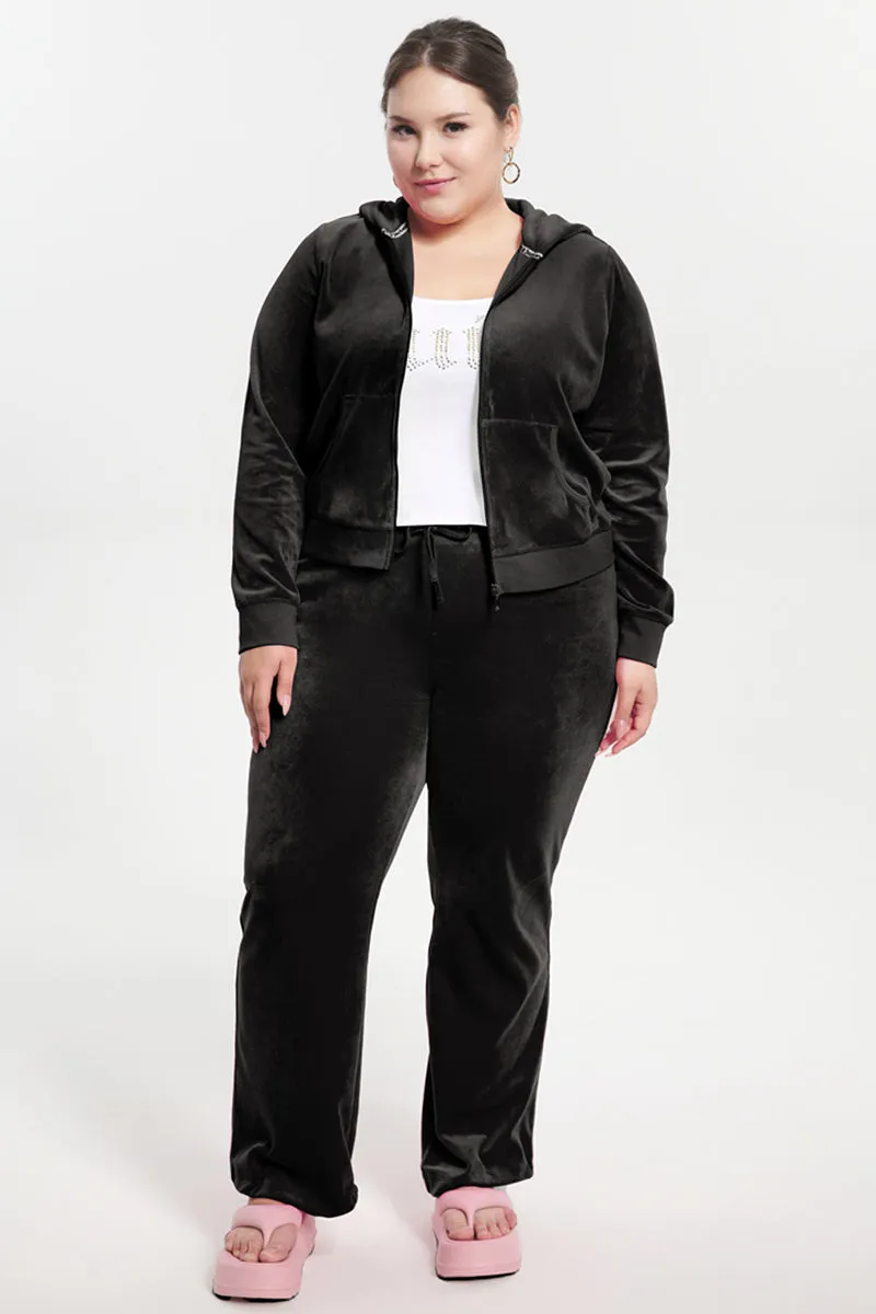Plus-Size Classic Cotton Velour Hoodie sold by Juicy Couture product image thumbnail 4
