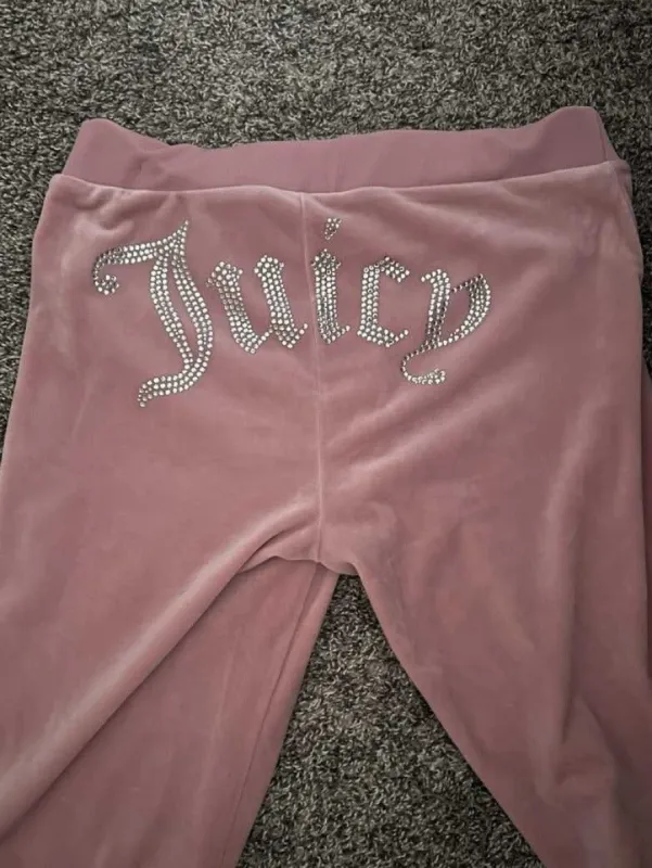 OG Big Bling Velour Track Pants—REJUICED sold by Juicy Couture