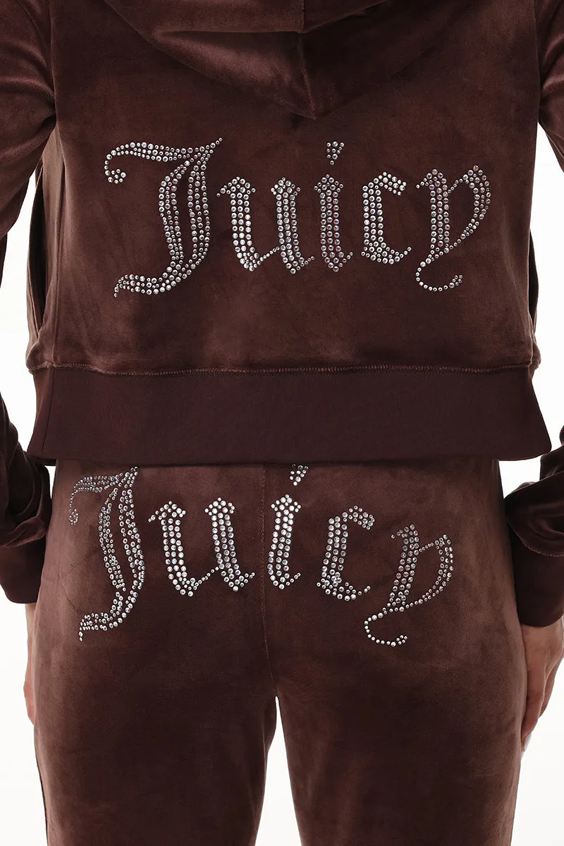 OG Big Bling Velour Hoodie sold by Juicy Couture product image thumbnail 4