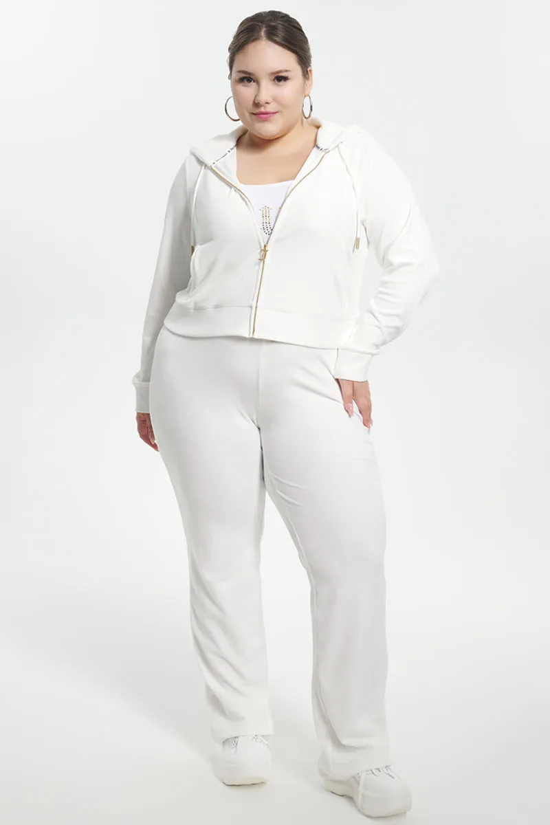 Plus-Size Ombre Big Bling Velour Hoodie sold by Juicy Couture product image thumbnail 5