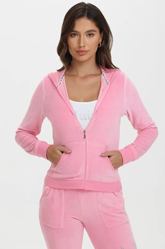 Classic Cotton Velour Hoodie sold by Juicy Couture