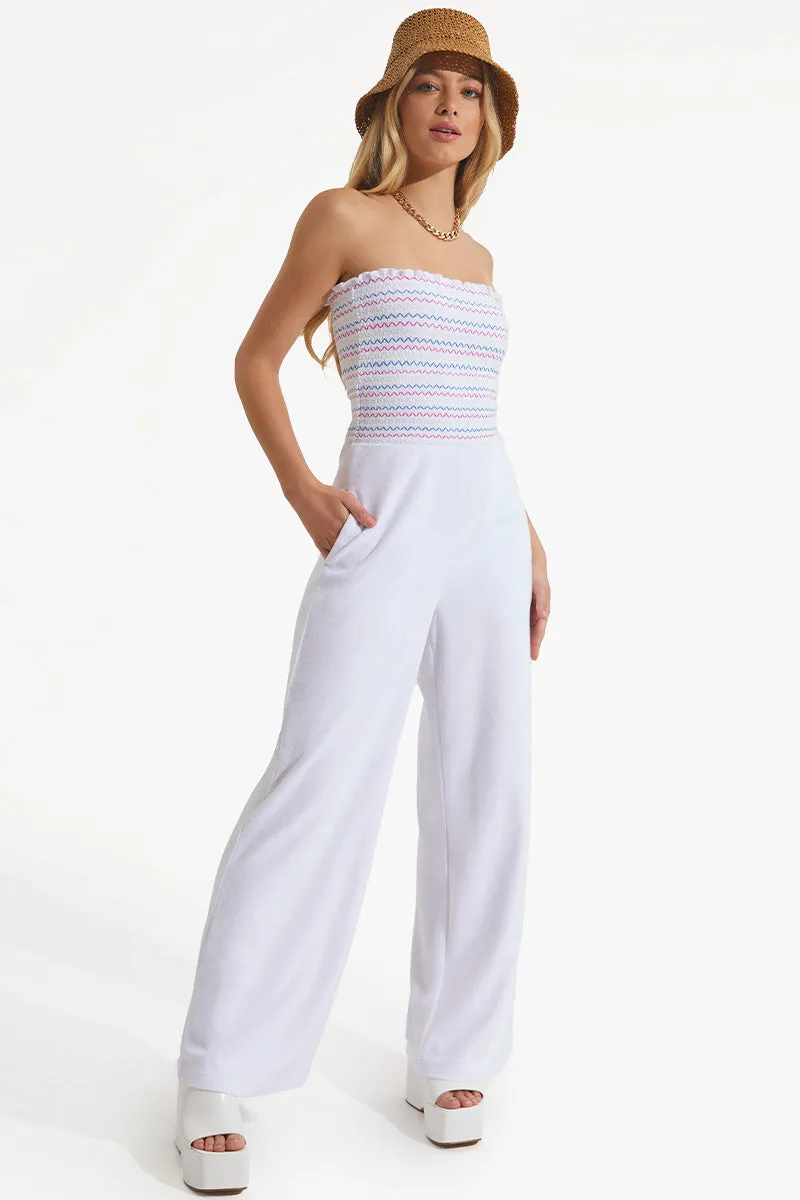 Rainbow Smocked Towel Terry Jumpsuit sold by Juicy Couture product image thumbnail 3